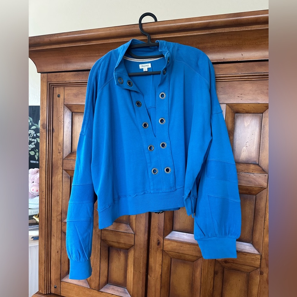Pilcro Vibrant Blue Knit Top